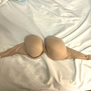 Nude VS Pink 34D Strapless Bra